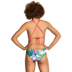 Fitness|Training-Speedo Printed Tie Back One Piece Summer Scenic