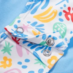 Girls Training|Girls Swimwear-Speedo Printed Toddler Snapsuit One Piece White