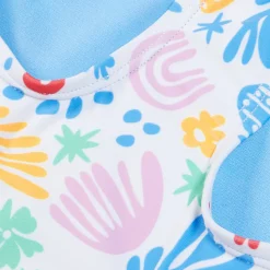 Girls Training|Girls Swimwear-Speedo Printed Toddler Snapsuit One Piece White