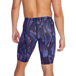 Tech Suits-Speedo Printed Vanquisher Jammer Navy