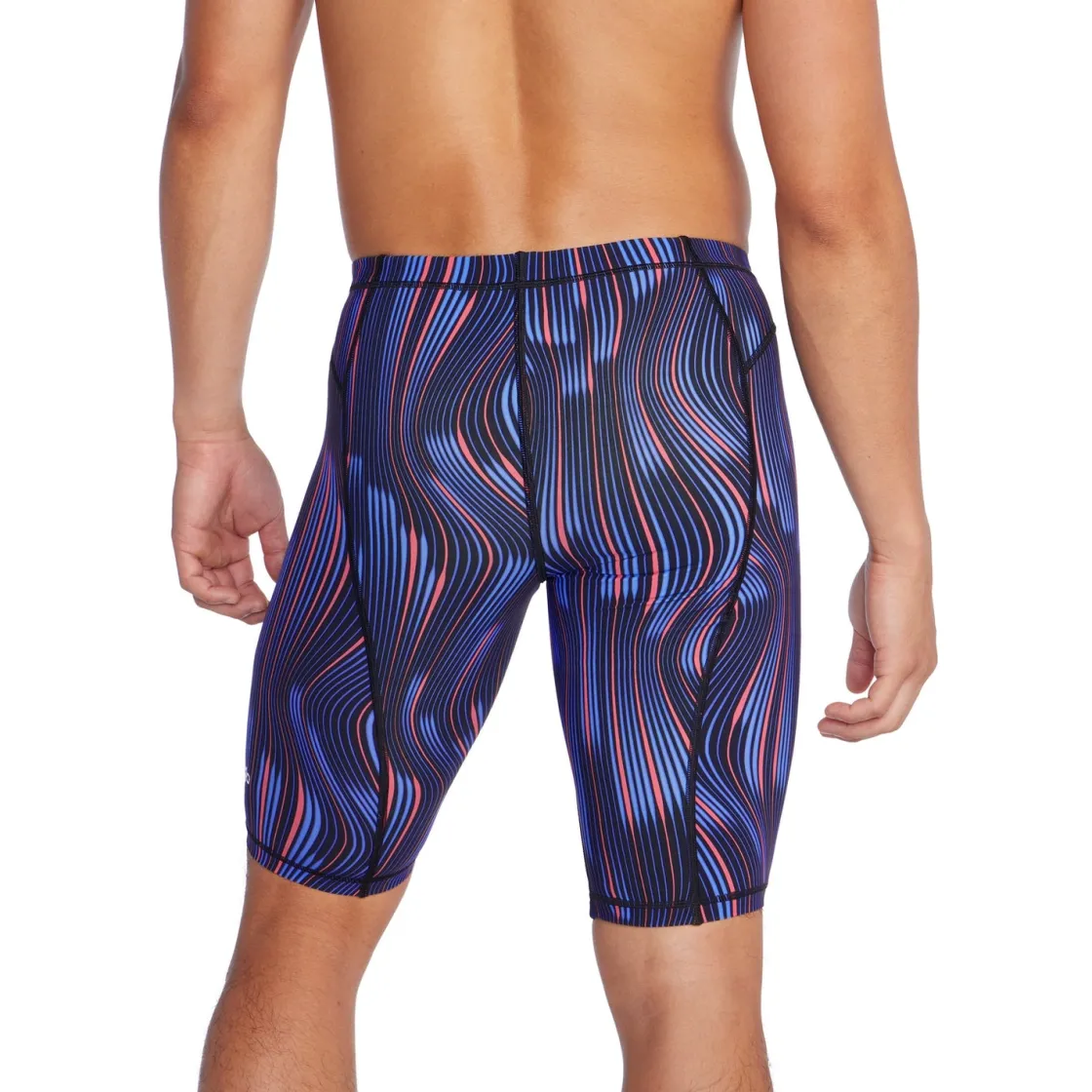Tech Suits-Speedo Printed Vanquisher Jammer Navy