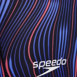 Tech Suits-Speedo Printed Vanquisher Jammer Navy