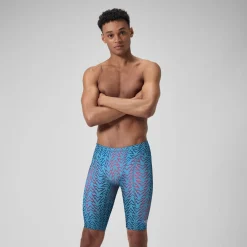 Tech Suits-Speedo Printed Vanquisher Jammer Denticle Blue