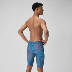 Tech Suits-Speedo Printed Vanquisher Jammer Denticle Blue