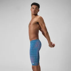 Tech Suits-Speedo Printed Vanquisher Jammer Denticle Blue