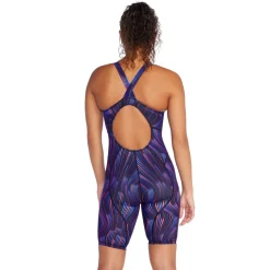Tech Suits-Speedo Printed Vanquisher Kneeskin Navy
