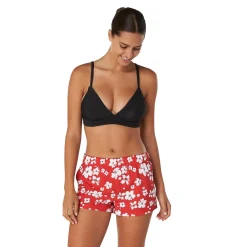 Teamwear-Speedo Printed Vibe Volley High Risk Red