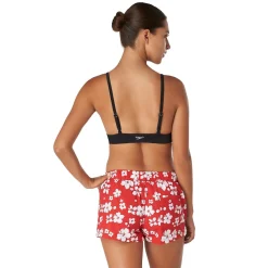Teamwear-Speedo Printed Vibe Volley High Risk Red