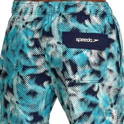 Swim Trunks & Boardshorts-Speedo Printed Volley 16