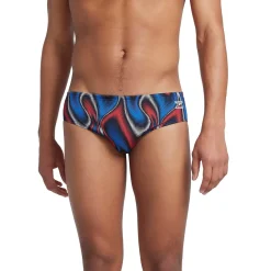 Briefs-Speedo Purpose Brief Blue Maroon