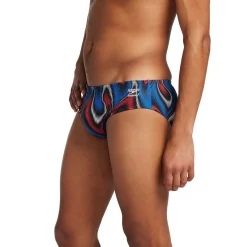 Briefs-Speedo Purpose Brief Blue Maroon