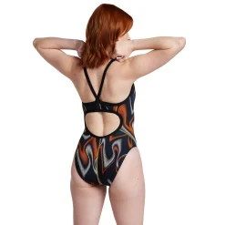Racing|One Pieces-Speedo Purpose Flyback One Piece Navy Blue