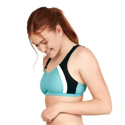 Two Pieces-Speedo Quantum Fusion Splice Bikini Top Teal