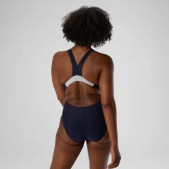 Fitness|One Pieces-Speedo Quantum Fusion Splice One Piece Navy Blue