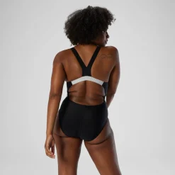 Fitness|One Pieces-Speedo Quantum Fusion Splice One Piece Black