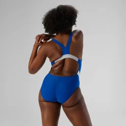 Fitness|One Pieces-Speedo Quantum Fusion Splice One Piece Persian Blue