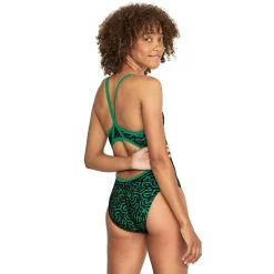 Racing|One Pieces-Speedo Race Maze Flyback One Piece Green