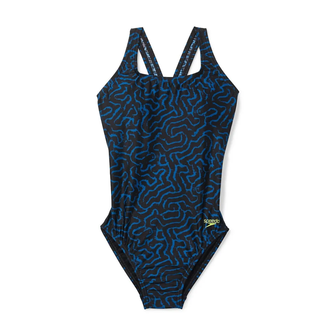 Racing|One Pieces-Speedo Race Maze Super Pro Back One Piece Black/Blue