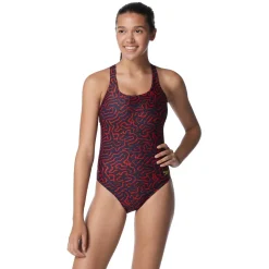 Racing|One Pieces-Speedo Race Maze Super Pro Back One Piece Navy