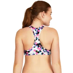 Two Pieces-Speedo Racerback With Binding Top Fuchsia