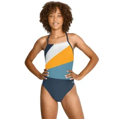 Fitness|Training-Speedo Radiating Splice One Piece Moonlit Ocean Blue