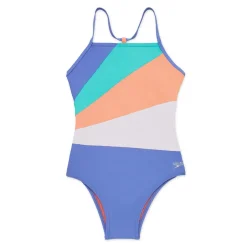 Fitness|Training-Speedo Radiating Splice One Piece Purple