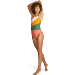 Fitness|Training-Speedo Radiating Splice One Piece Georgia Peach