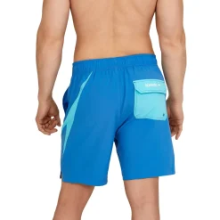 Swim Trunks & Boardshorts-Speedo Redondo Edge Volley 18" Blue