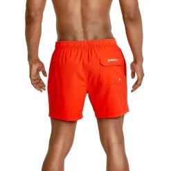 Swim Trunks & Boardshorts-Speedo Redondo Edge Volley with Comfort Liner 16" Orange