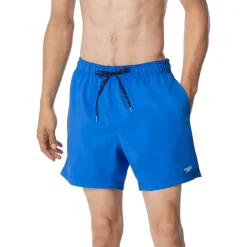 Swim Trunks & Boardshorts-Speedo Redondo Edge Volley with Comfort Liner 16" Speedo Blue