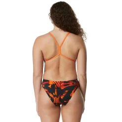 Racing|One Pieces-Speedo Reflected One Back One Piece Speedo Orange