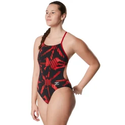 Racing|One Pieces-Speedo Reflected One Back One Piece Speedo Red