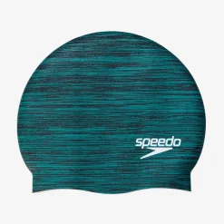 Caps-Speedo Remix Silicone Cap - Elastomeric Fit Aqua