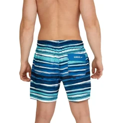 Swim Trunks & Boardshorts-Speedo River Current Redondo Edge Volley 16" W/ Comfort Liner Peacoat