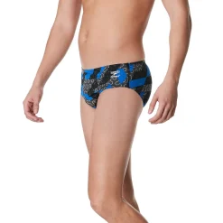 Briefs-Speedo Ruse Blocks Brief Speedo Blue