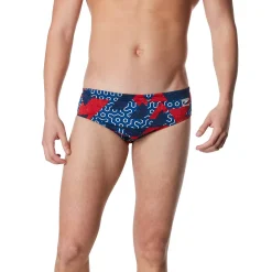 Briefs-Speedo Ruse Blocks Brief Red White Blue