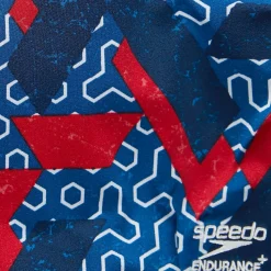 Racing|One Pieces-Speedo Ruse Blocks Flyback One Piece Red White Blue