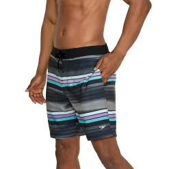 Swim Trunks & Boardshorts-Speedo Seafaring Stripe Bondi Basin Boardshort 18