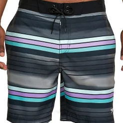 Swim Trunks & Boardshorts-Speedo Seafaring Stripe Bondi Basin Boardshort 18