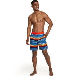 Swim Trunks & Boardshorts-Speedo Seafaring Stripe Bondi Basin Boardshort 18