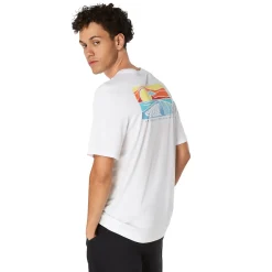 Teamwear|Rashguards-Speedo Short Sleeve Graphic Swim Rashguard White