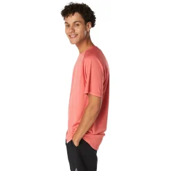 Rashguards-Speedo Short Sleeve Swim Rashguard High Risk Red