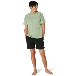 Rashguards-Speedo Short Sleeve Swim Rashguard Sage Green