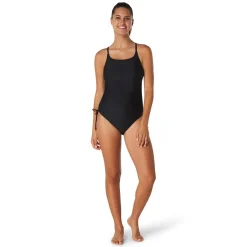 Recreation|Fitness-Speedo Side Shirred One Piece Black