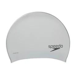 Caps-Speedo Silicone Long Hair Cap Silver