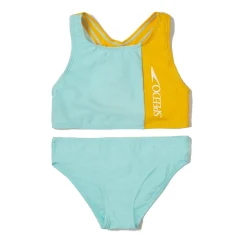 Girls Swimwear-Speedo SOLID BLOCKED BIKINI SET Aqua Splash