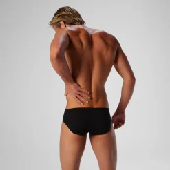 Briefs-Speedo Solid Brief - Endurance Black