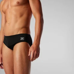 Briefs-Speedo Solid Brief - Endurance Black