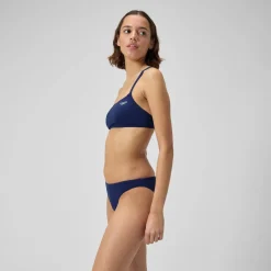 Two Pieces-Speedo Solid Classic Bottom Speedo Navy