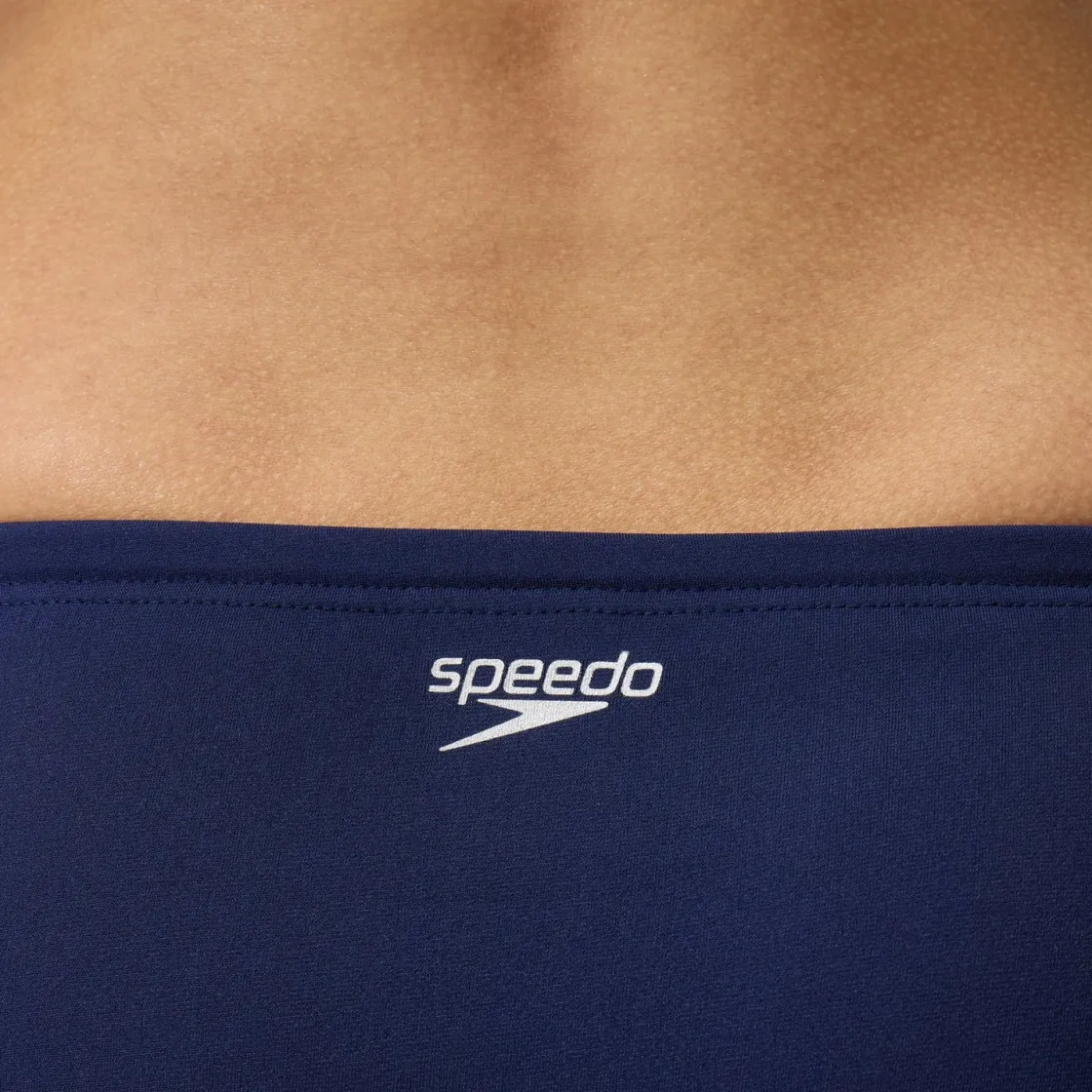 Two Pieces-Speedo Solid Classic Bottom Speedo Navy